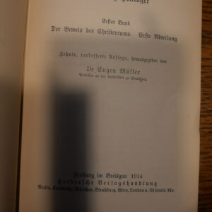 Apologie des Christentums, 2 Bände