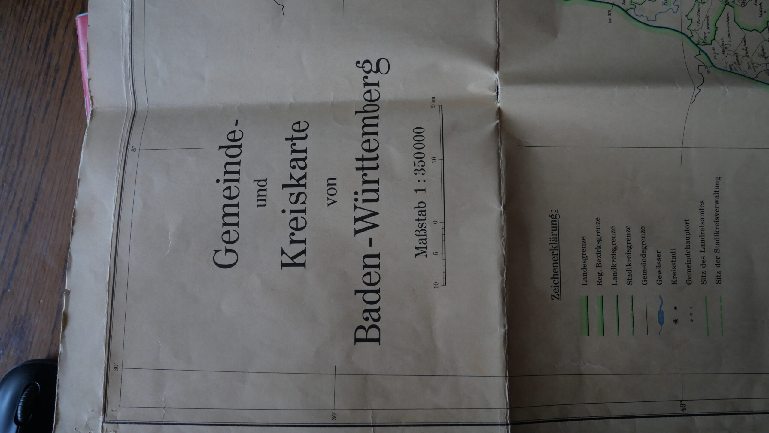 Gemeinde u. Kreiskarte BW – Bild 2