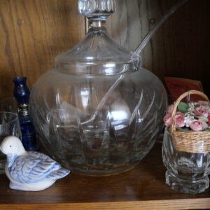 Bowle-Schale mit Gläsern