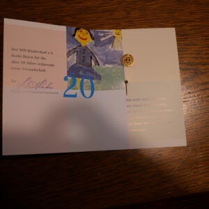 Ehrennadel SOS Kinderdorf